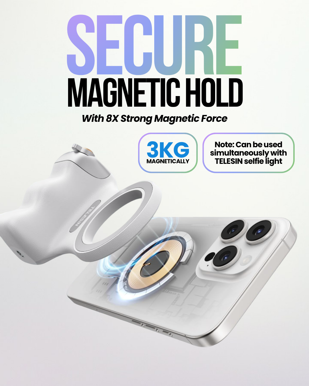 🛎️ LIMITED TIME: 50% OFF 🔥 Magnetic Phone Camera Grip for Pro-Level Shots