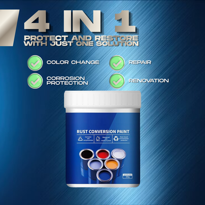 🛎️ SPECIAL OFFER: 50% OFF 🔥 Weatherproof Rust Converter Paint for Metal