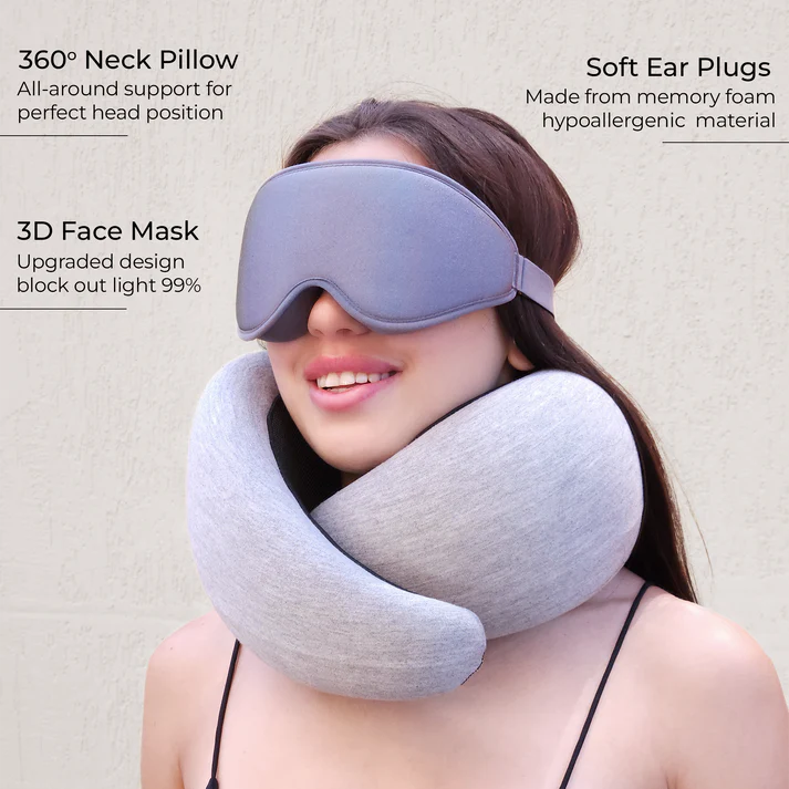 🛎️ SPECIAL OFFER 50% OFF🔥 MochiSoft Travel Pillow Confort Kit 🔥
