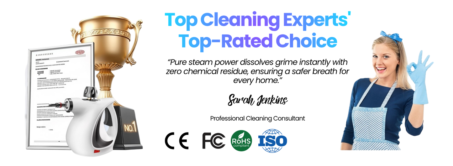🛎️ SPECIAL OFFER: 50% OFF 🔥 Handheld Pressurized Steam Cleaner