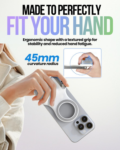🛎️ LIMITED TIME: 50% OFF 🔥 Magnetic Phone Camera Grip for Pro-Level Shots