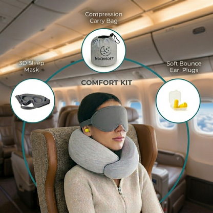 🛎️ SPECIAL OFFER 50% OFF🔥 MochiSoft Travel Pillow Confort Kit 🔥