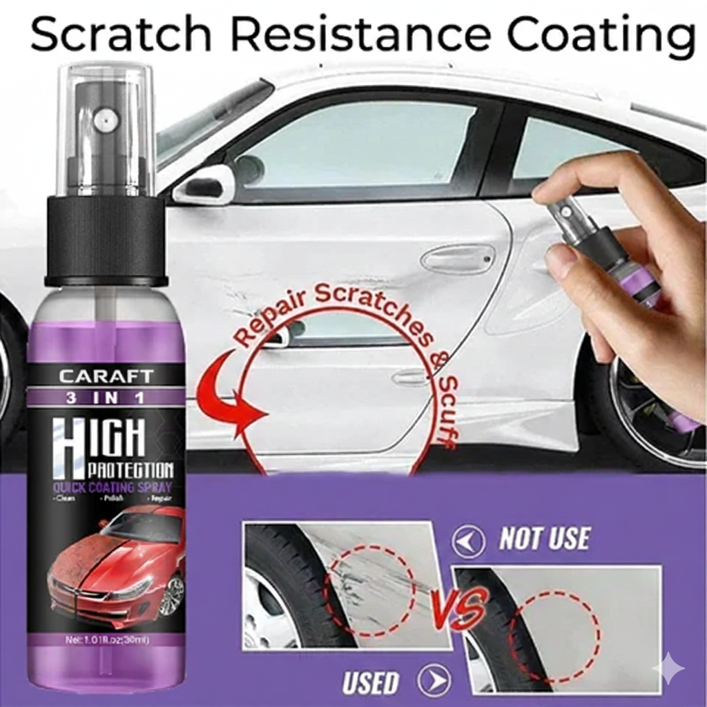 Caraft™ 3 in 1 High Protection Quick Car Coating Spray