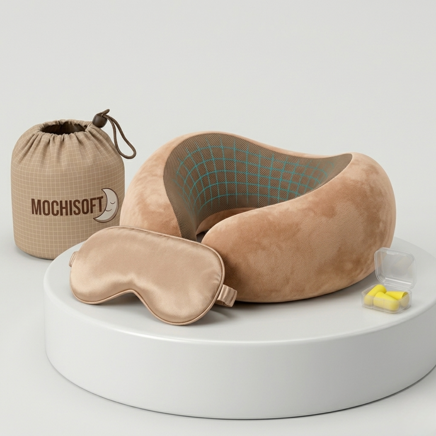 🛎️ SPECIAL OFFER 50% OFF🔥 MochiSoft Travel Pillow Confort Kit 🔥
