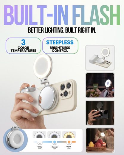 🛎️ LIMITED TIME: 50% OFF 🔥 Magnetic Phone Camera Grip for Pro-Level Shots