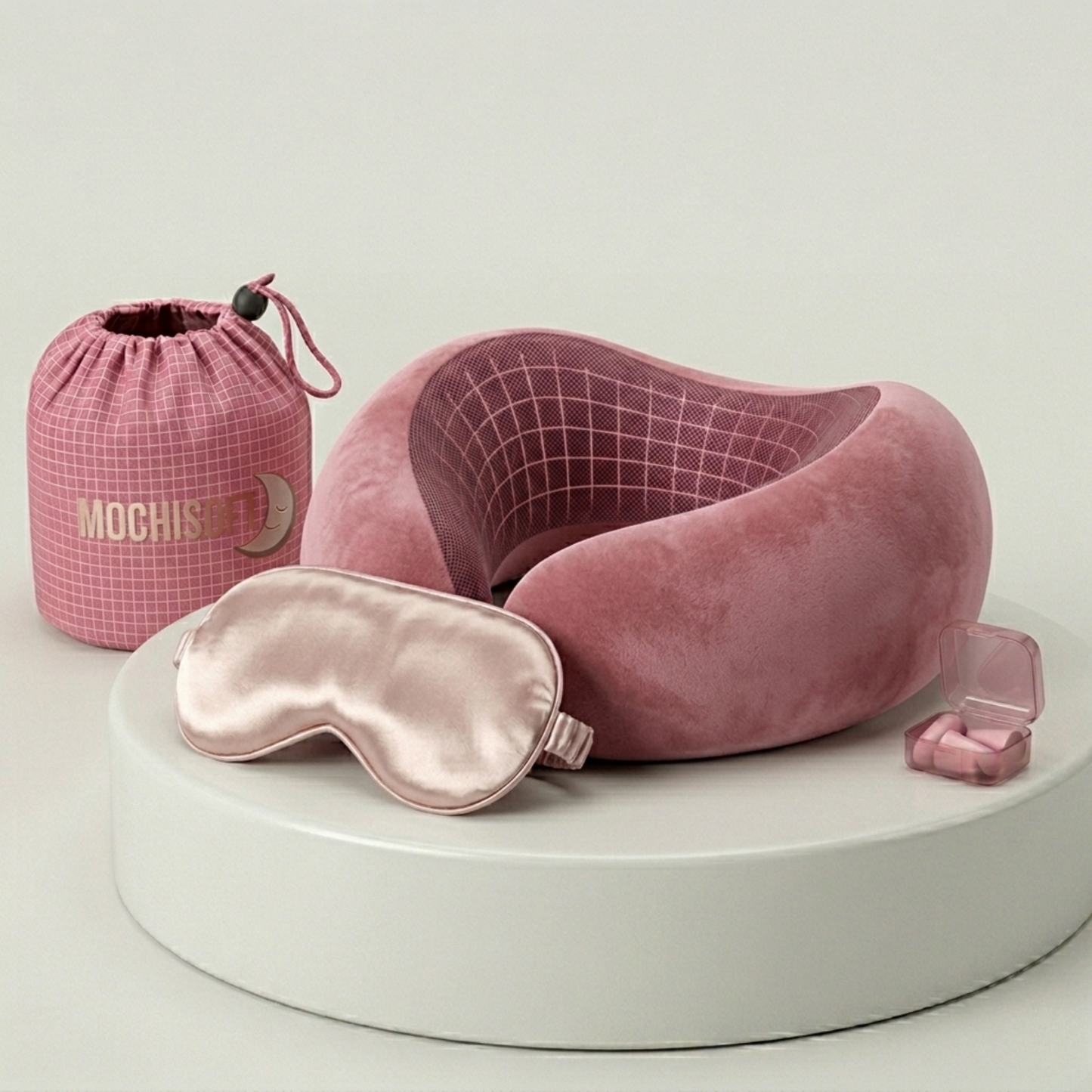 🛎️ SPECIAL OFFER 50% OFF🔥 MochiSoft Travel Pillow Confort Kit 🔥
