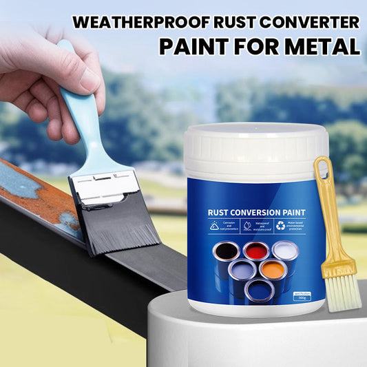 🛎️ SPECIAL OFFER: 50% OFF 🔥 Weatherproof Rust Converter Paint for Metal